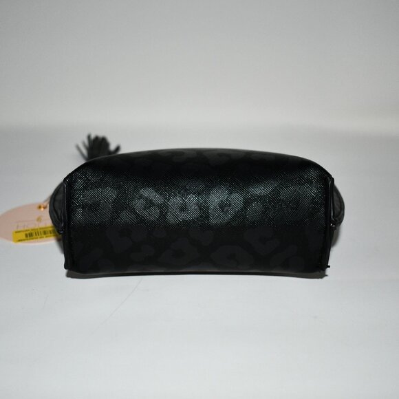 Hollis Cosmetic Bag in Black Leopard Chic NWT Details: Stain-resistant interior - Picture 5 of 5